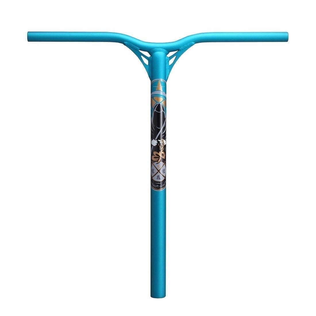 Envy V2 Reaper Scooter Bars 650mm Blue - Pro Scooter Handlebars With Stickers