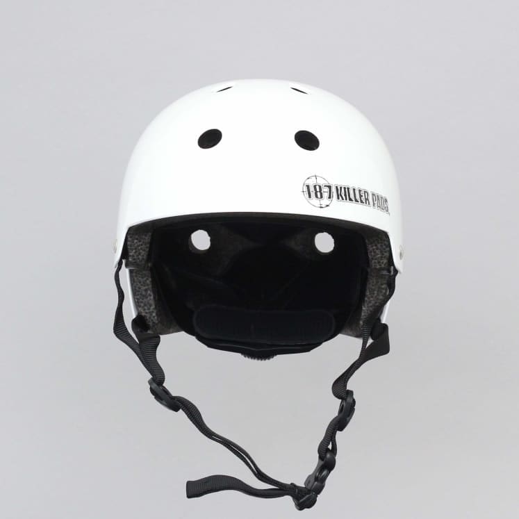 187 Killer Pads Pro Skate Helmet | White