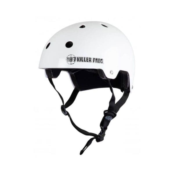 187 Killer Pads Pro Skate Helmet | White
