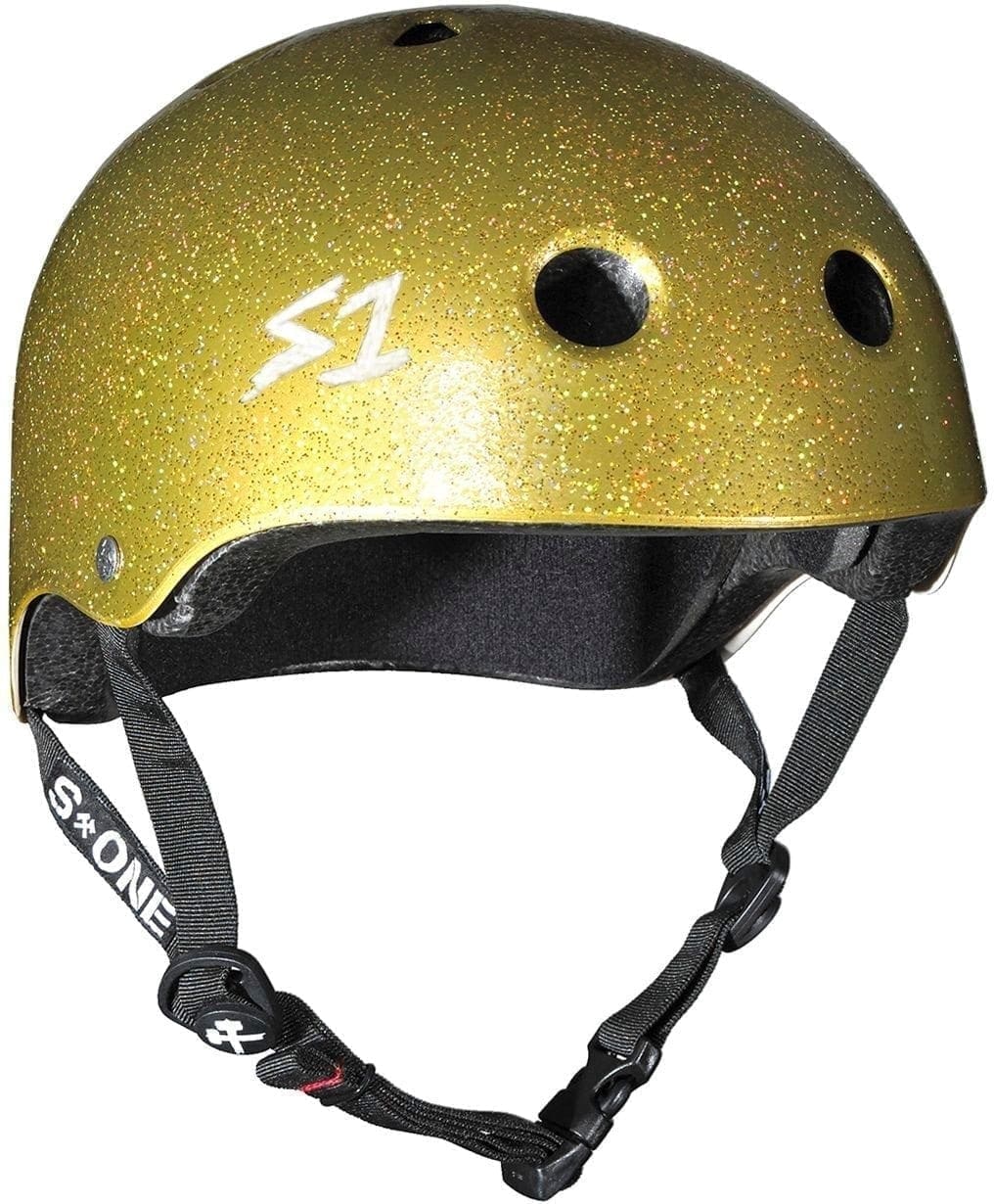 S-One Helmet Lifer | Gold Glitter