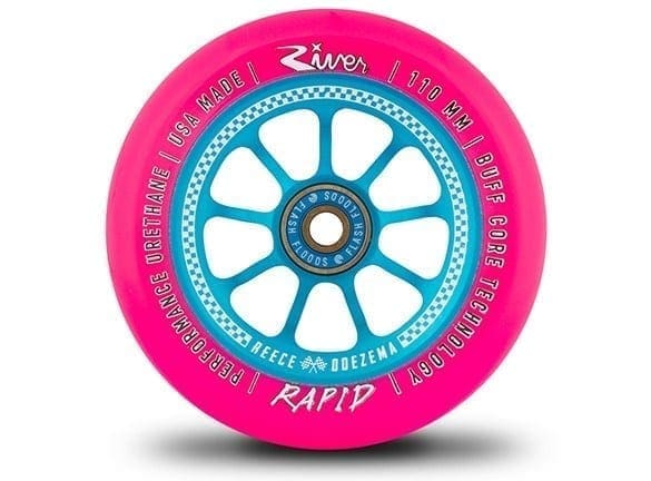 River Wheels Checkmate Rapid Pink On Blue Reece Doezma Signature